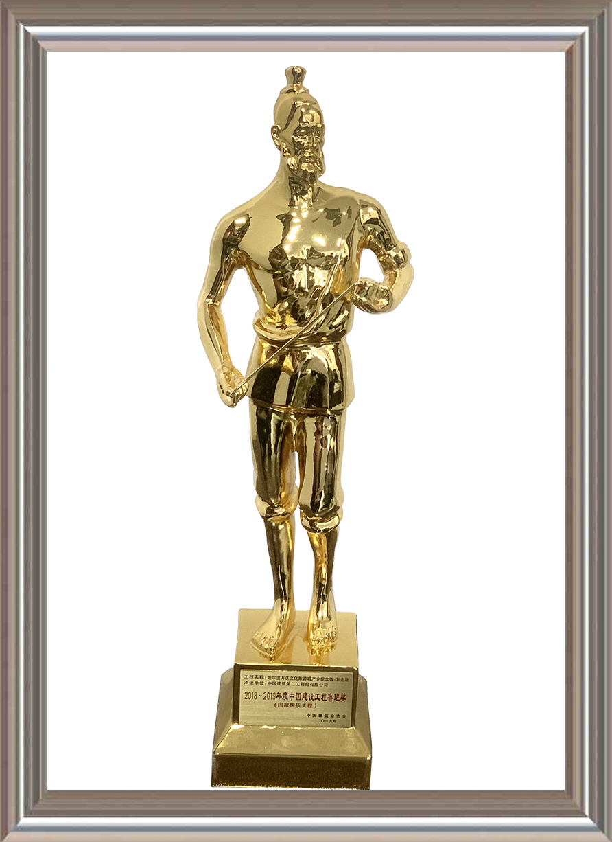 2018-2019年度中國建設(shè)工程魯班獎(jiǎng)(國家優(yōu)質(zhì)工程)小金人
